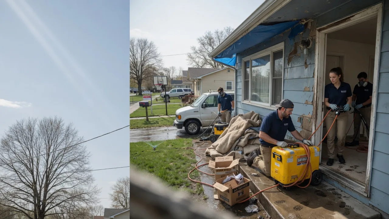 Basement Flood Cleanup in Chandlersville, OH near me